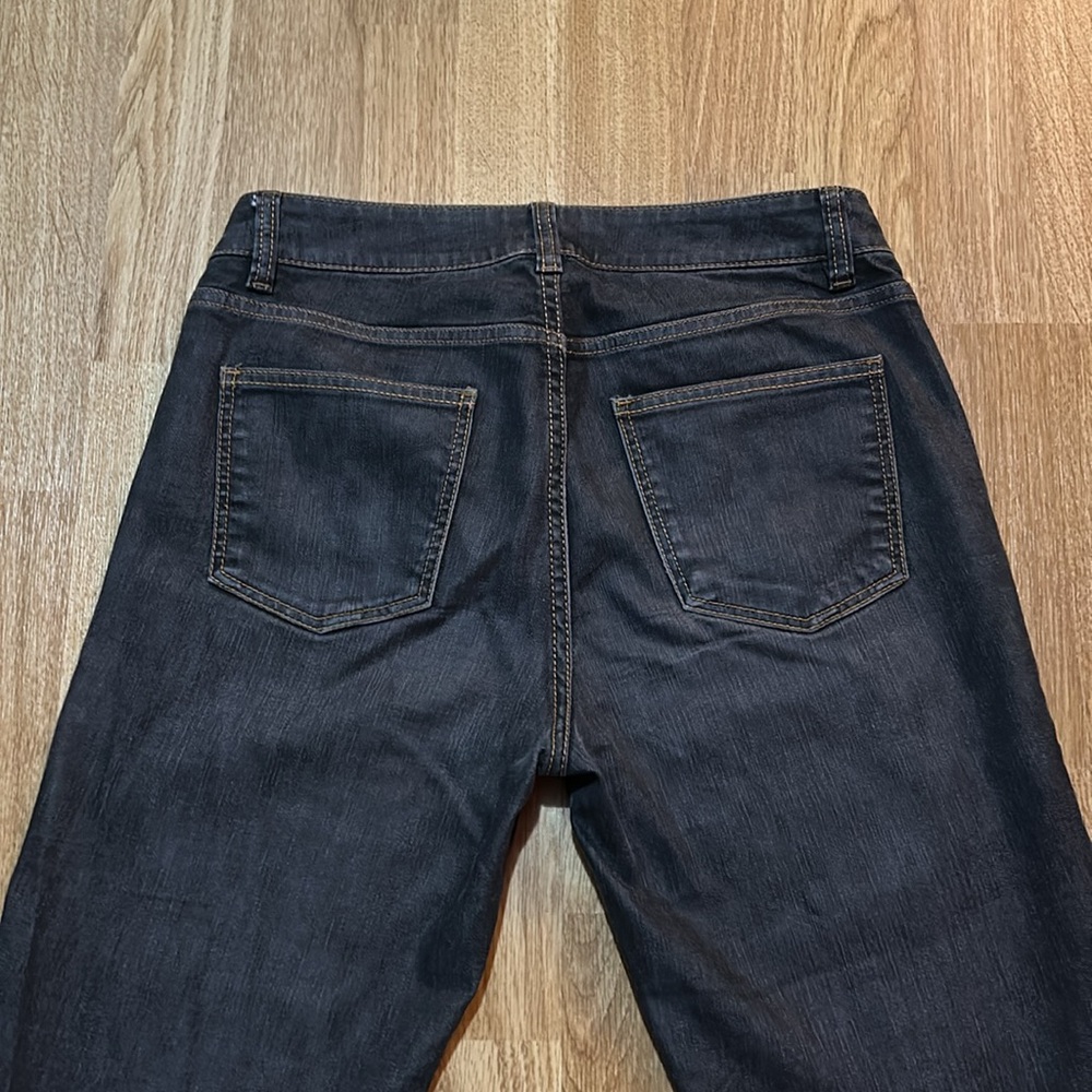 Heritage Women's Dark Gray Bootcut Mid Rise Jeans Size 27/4 - Picture 8 of 10